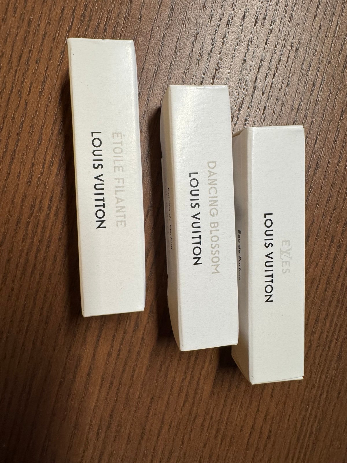 Louis Vuitton Qty 3 Samples Dancing Blossom ELVees Etoile Filante 2 ml each