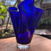 Vase hand blown glass Poland