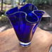 Vase hand blown glass Poland
