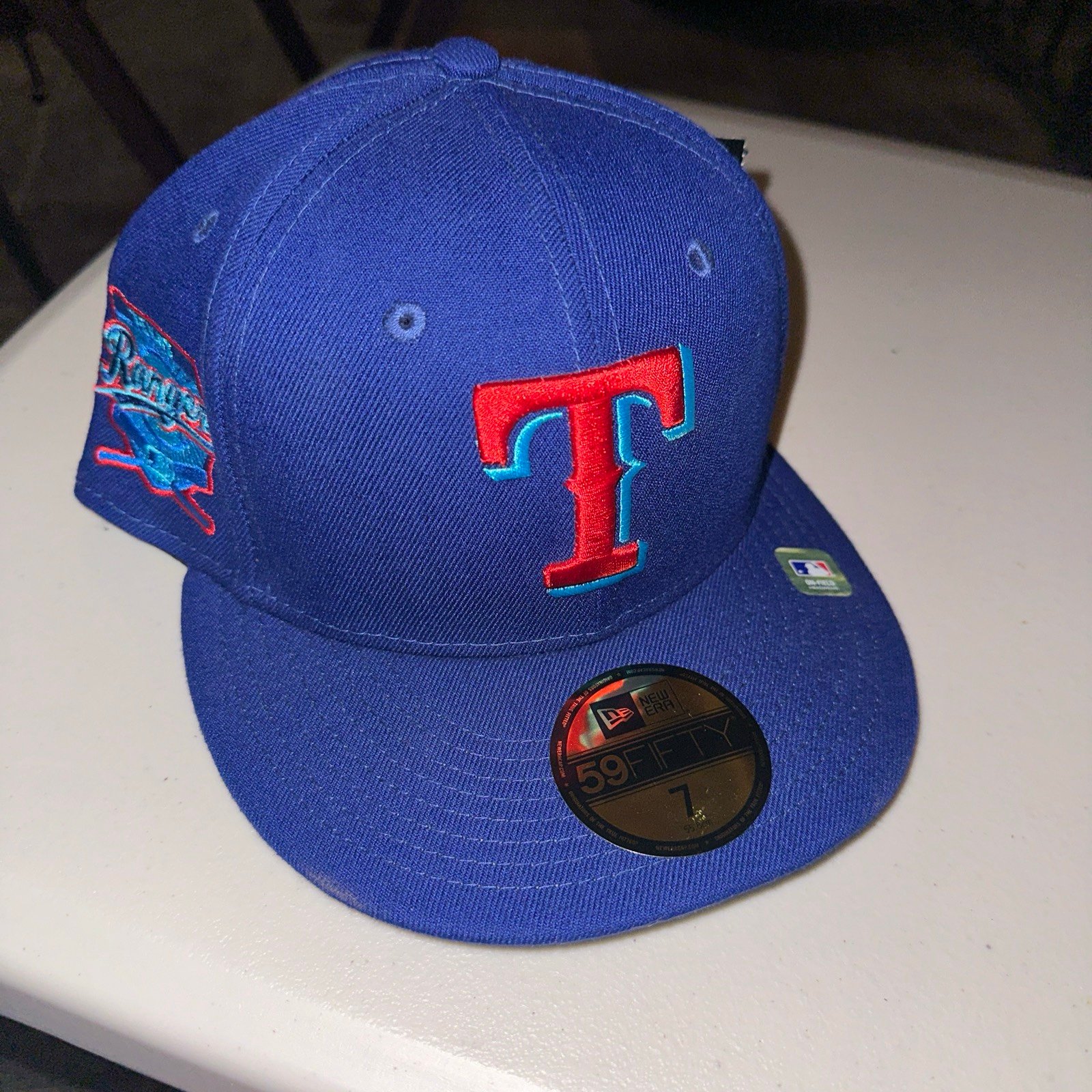 Texas Rangers New Era 2023 Fathers Day 59Fifty Cap Hat Fitted Mens Size 7