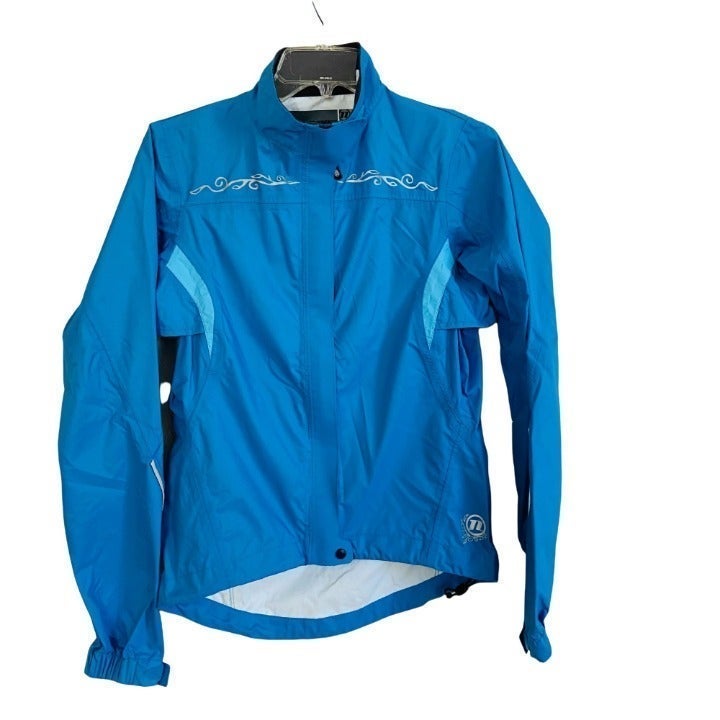 Novara Reflective Cycling Jacket Unisex Size XS Blue