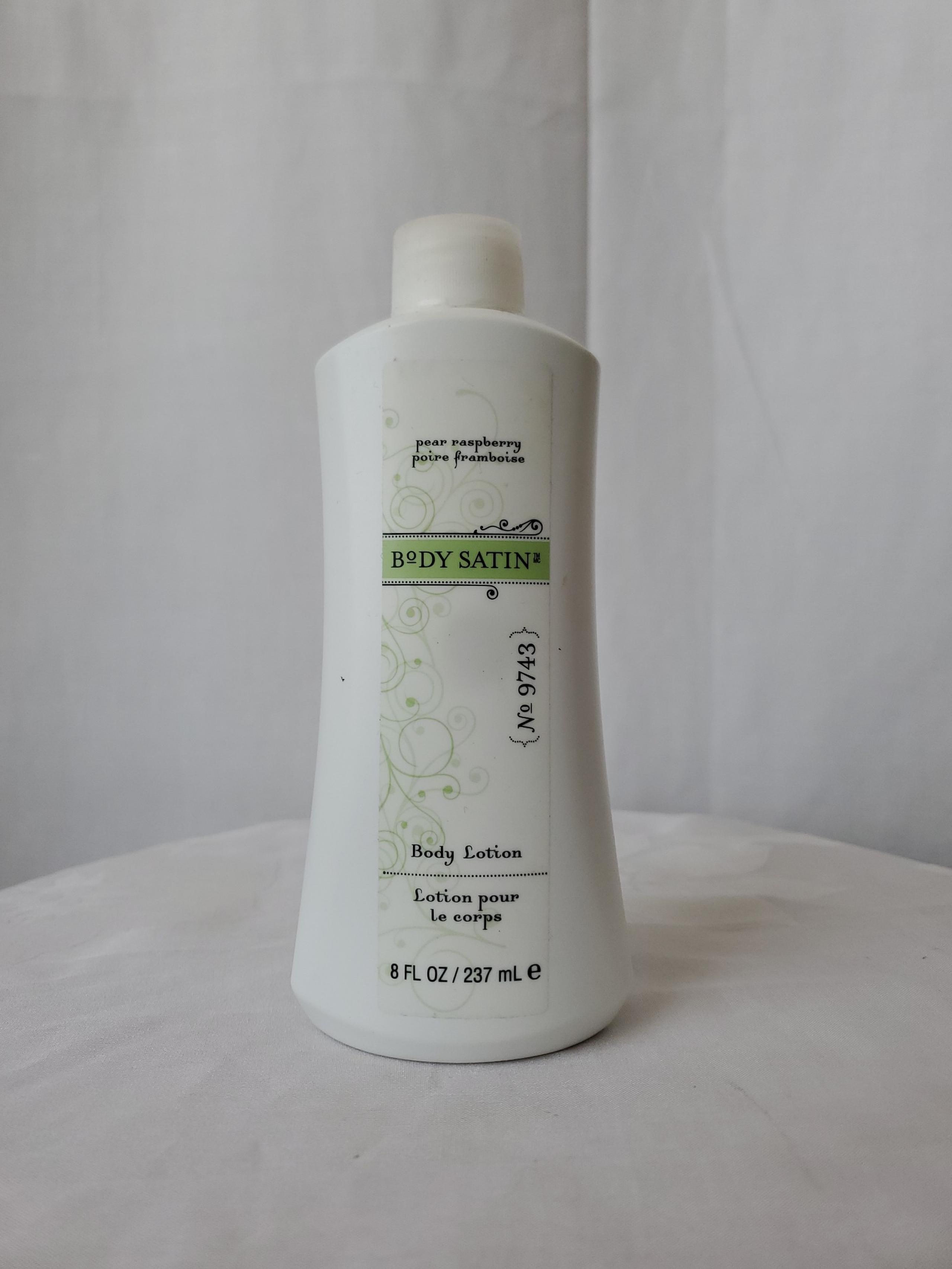 Melaleuca body satin body lotion. Pear & raspberry scent. 237ml