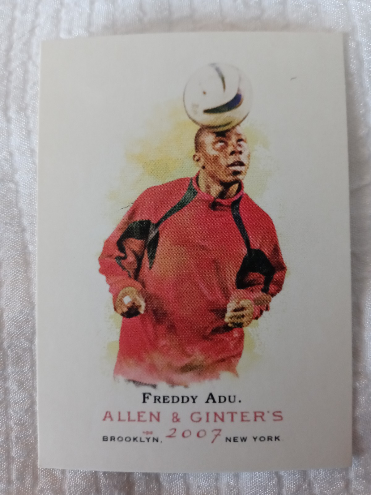 FREDDY ADU 2007 TOPPS ALLEN & GINTER'S- #157 - ROOKIE!!! 10 CARD LOT!!!