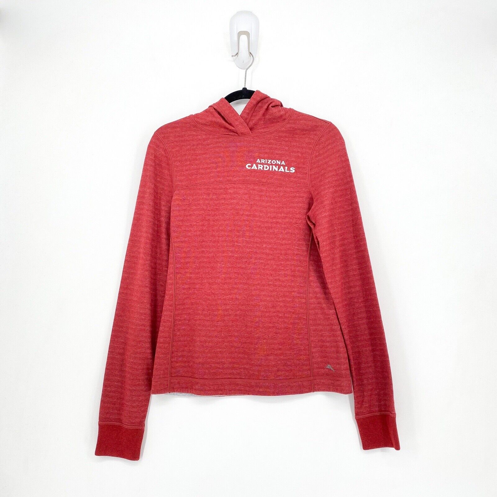 Tommy Bahama Women XS Sweater Hoodie Red Gray Arizona Cardinals Reversible NEW