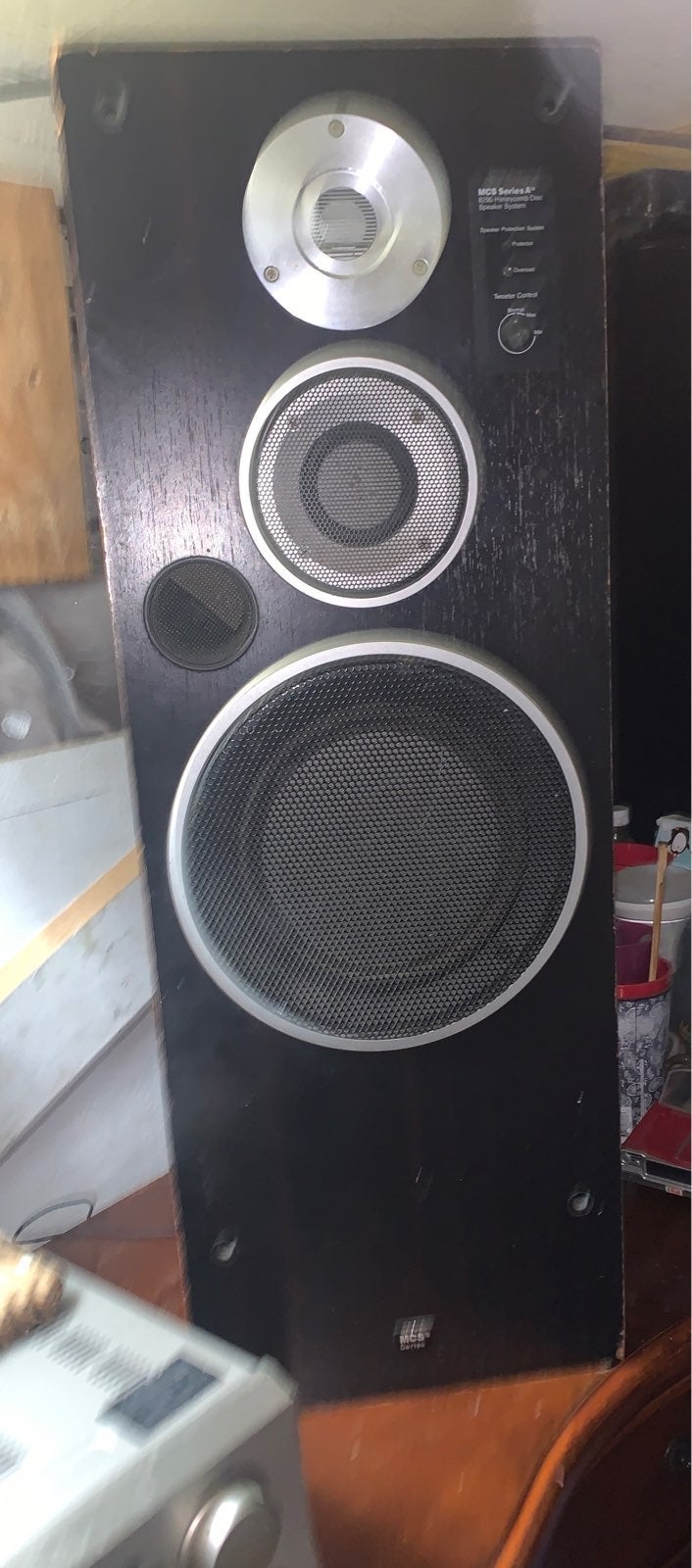 Mcs series three way. Speaker with tweeter