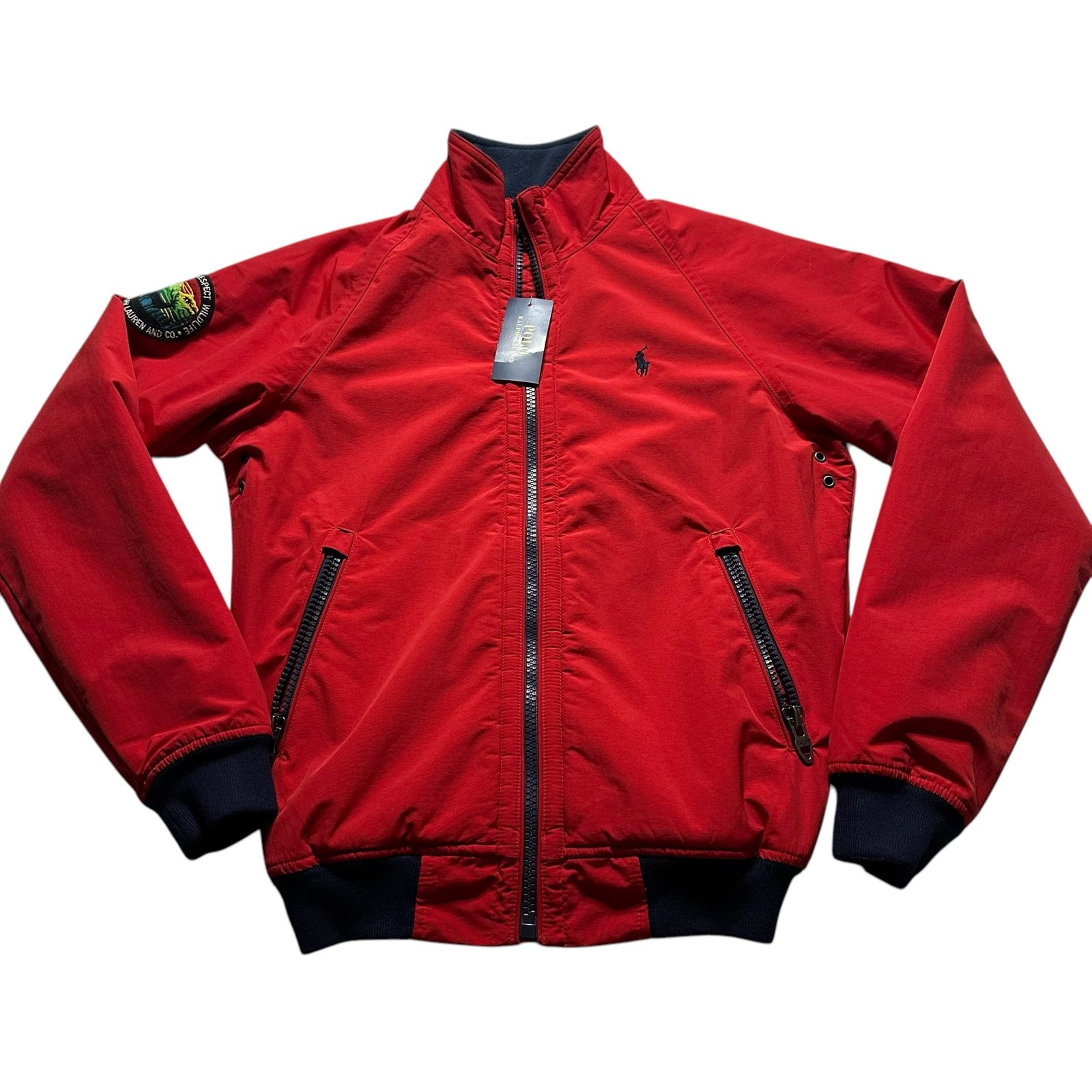 Polo Ralph Lauren Sportsmen Respect Wildlife Portage Red Jacket Men Size XS NWT