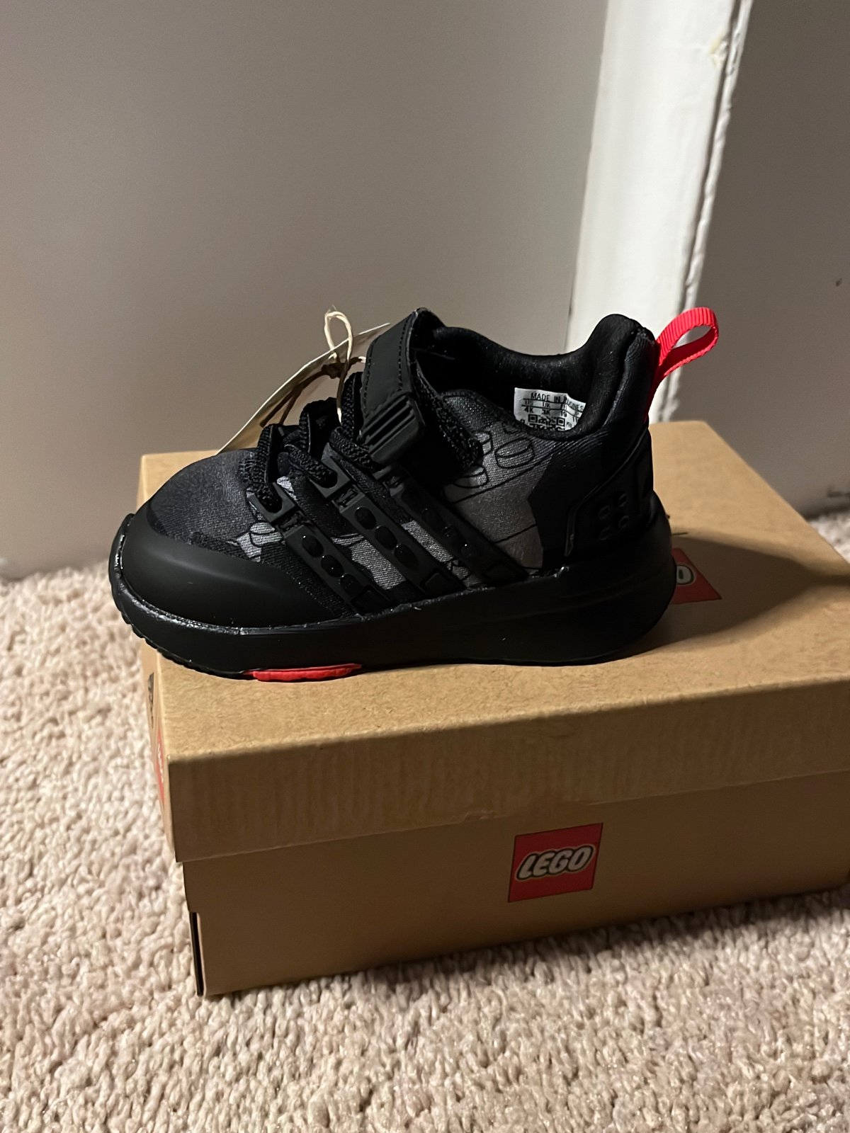 Adidas logo detail shoes