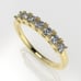 14k Engagement Ring with Moissanite Stones, it is for daily use