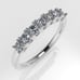 14k Engagement Ring with Moissanite Stones, it is for daily use