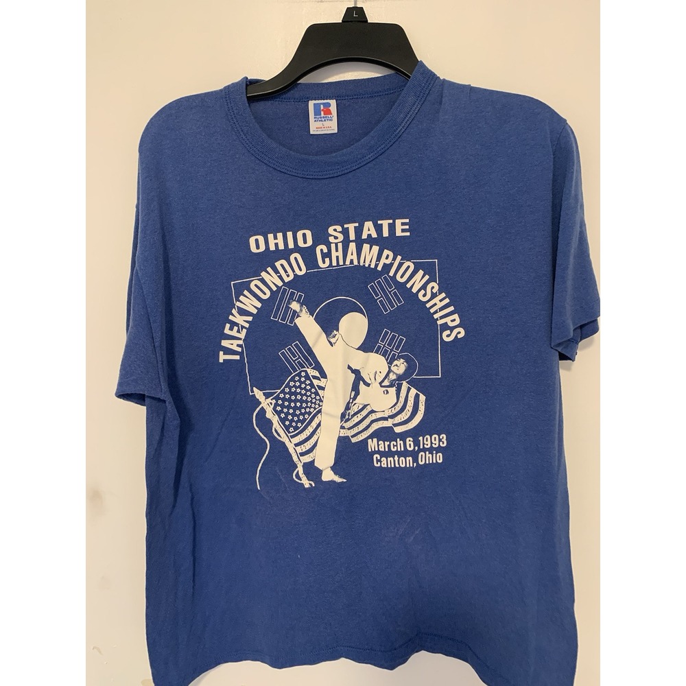 Vintage 1993 Ohio Taekwondo Championship T Shirt Size L