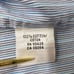 Bugatchi Uomo Dress Shirt Long Sleeve Blue Striped Contrast Cuff Men 15.5 34/35
