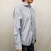 Bugatchi Uomo Dress Shirt Long Sleeve Blue Striped Contrast Cuff Men 15.5 34/35