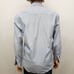 Bugatchi Uomo Dress Shirt Long Sleeve Blue Striped Contrast Cuff Men 15.5 34/35