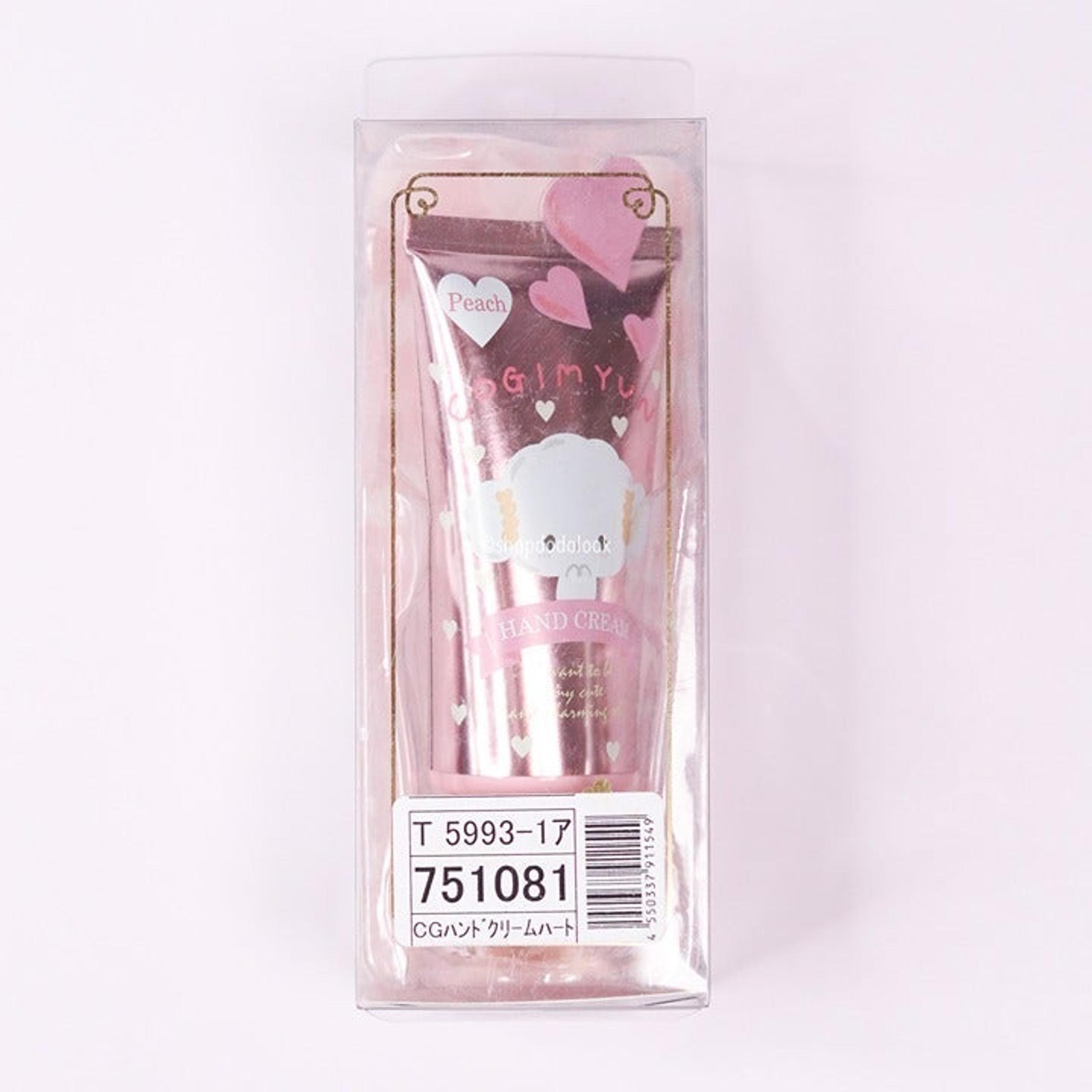 Sanrio Cogimyun hand cream peach scent