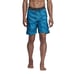 Adidas Mens Blue Logo Print Pockets Classics Swim Trunks Swimwear Sz 36 NEW