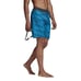 Adidas Mens Blue Logo Print Pockets Classics Swim Trunks Swimwear Sz 36 NEW