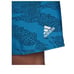 Adidas Mens Blue Logo Print Pockets Classics Swim Trunks Swimwear Sz 36 NEW