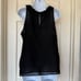 Ann Taylor Black Eyelet Halter Top
