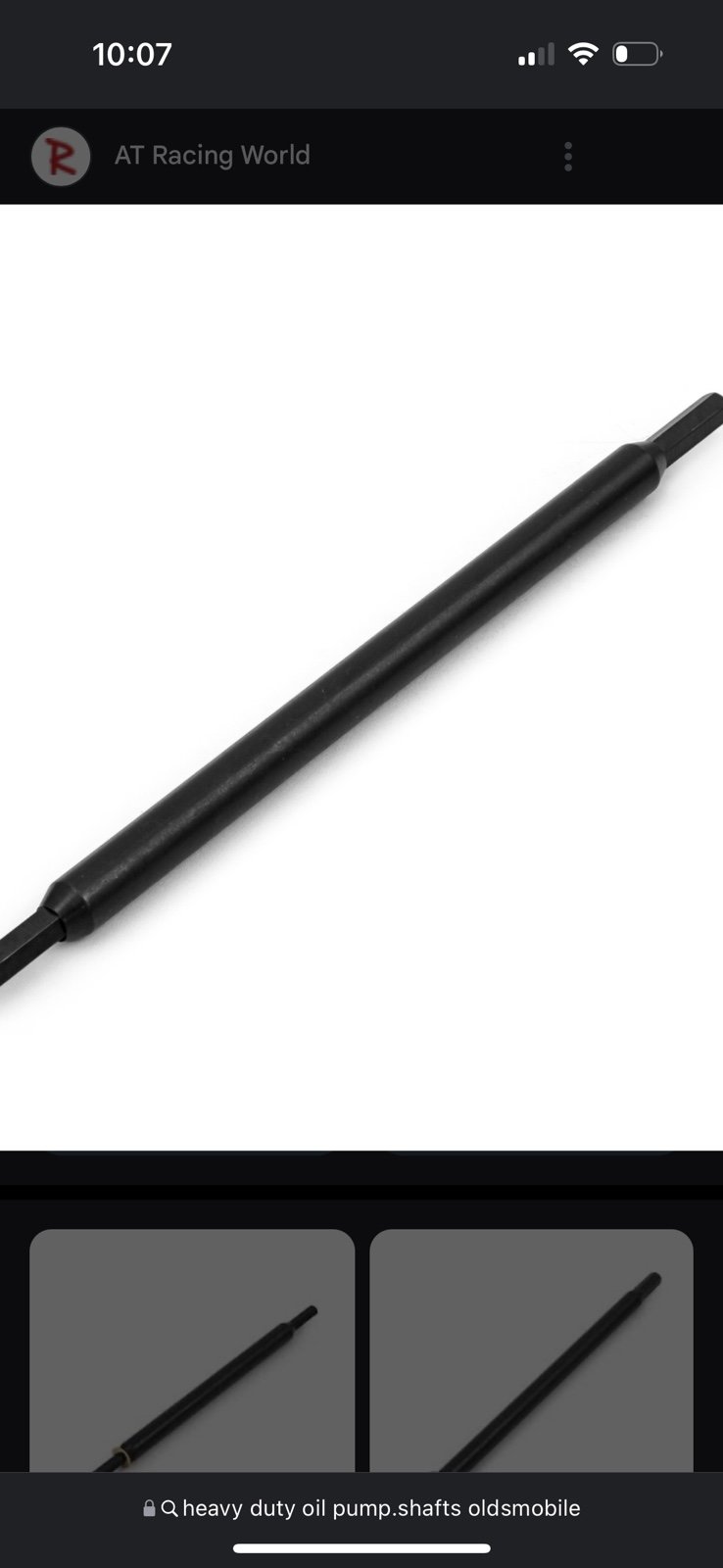 Oldsmobile heavy duty oil pump shafts
