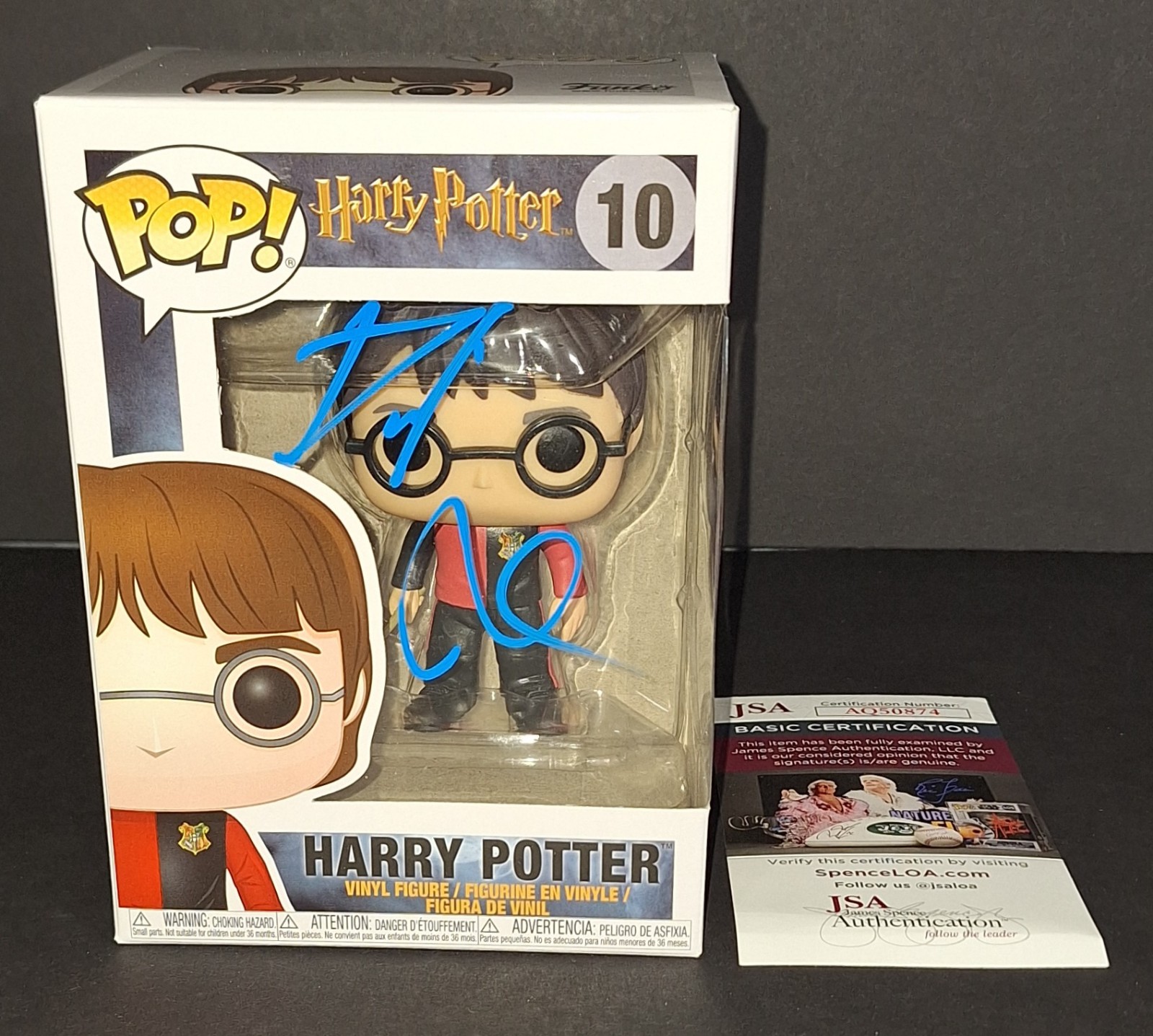 Daniel Radcliffe autographed Funko JSA COA