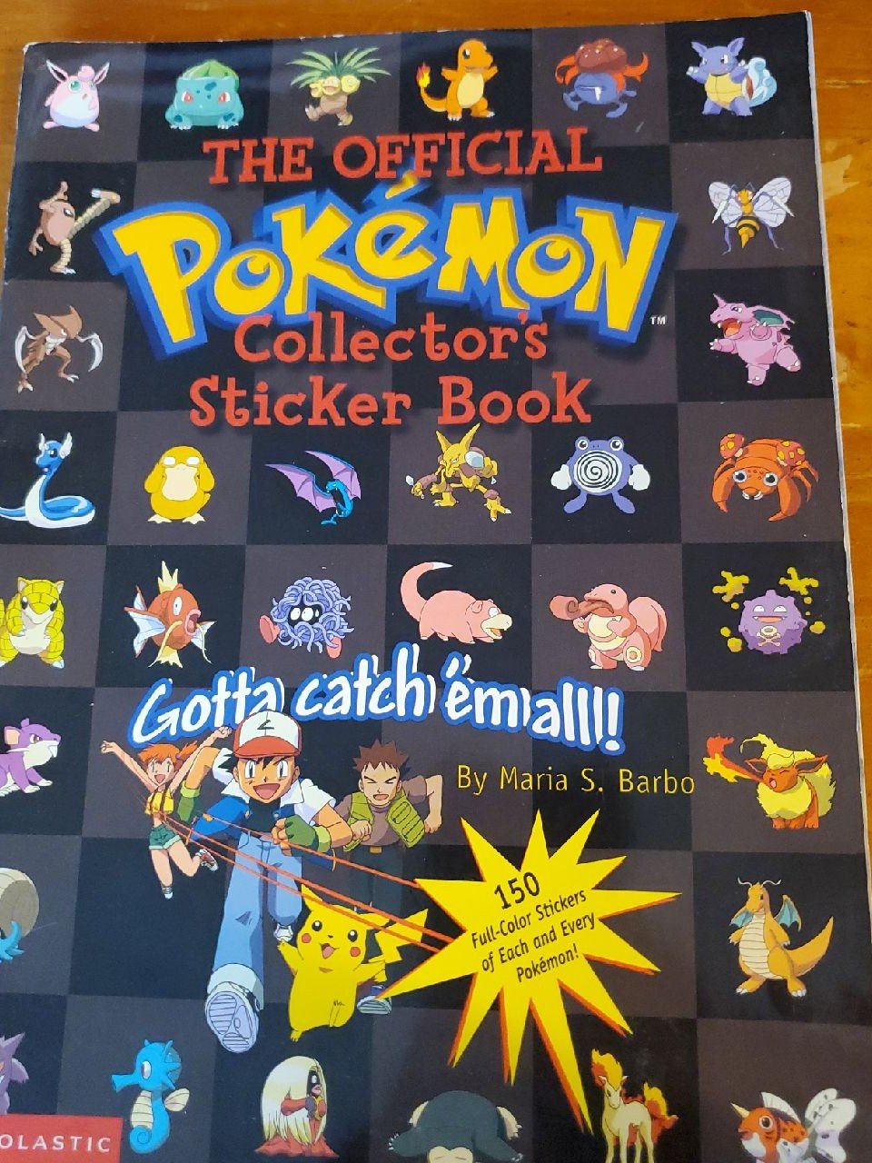 Vintage Pokemon Collector's sticker book