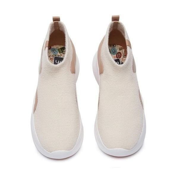 UIN Women's Walking Shoes Casual Chunky Sneaker (LIGHT OCRE PALMA II)