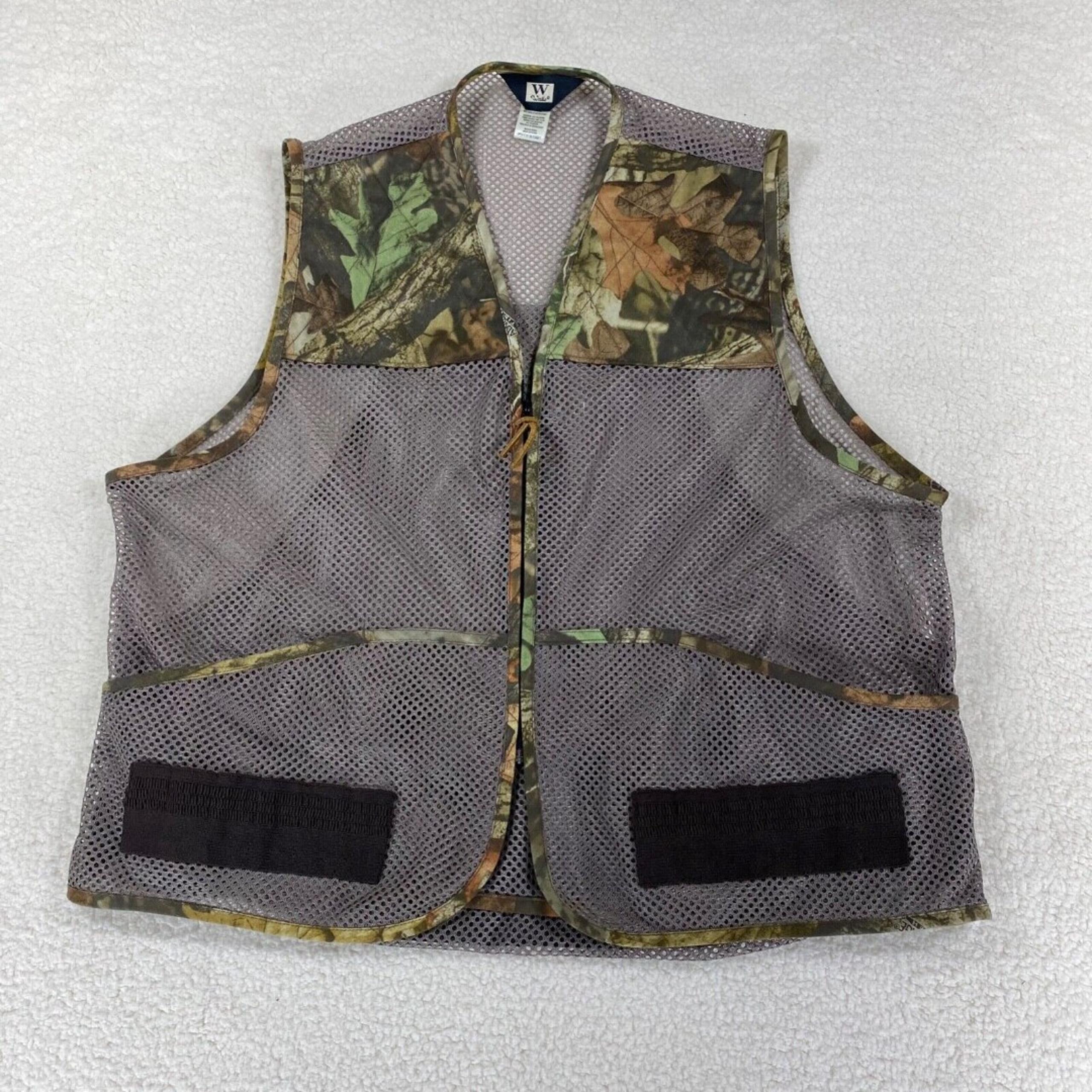 Walls Men's Brown Camo Mesh Hunting/Shooting Vest Size 2X-Large Regular