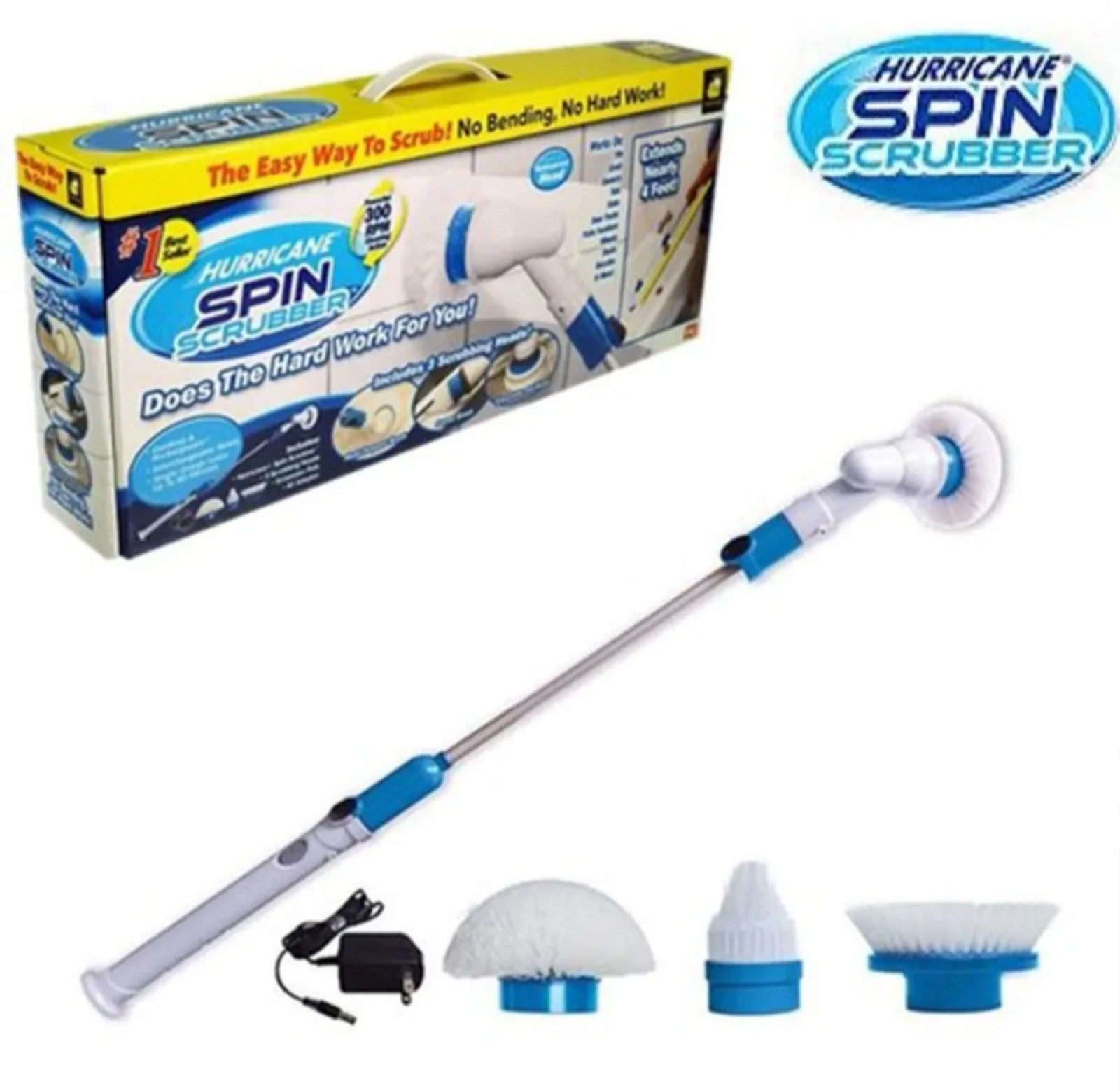 Hurricane Spin Scrubber rechargeable cordless spin brush