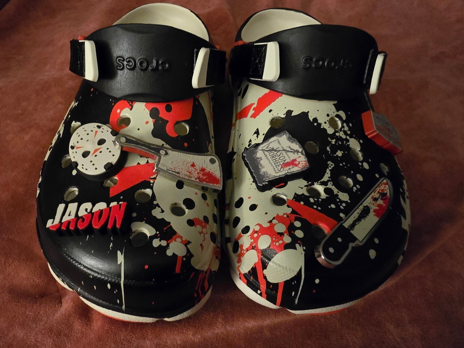Friday The 13th Crocs Classic All-Terrain Clog Horror Pack Size 8M Halloween