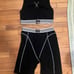Adam Selman Athletic Set Top And Bike Shorts Women XL