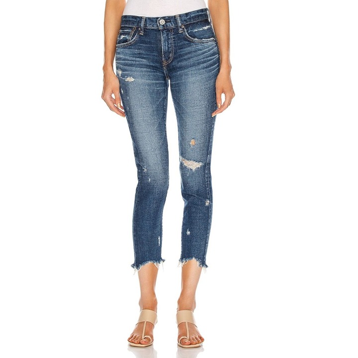 【１着でも送料無料】 MOUSSY VINTAGE MV Glendale Distressed Cropped Skinny Jeans パンツ