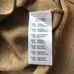 Lacoste Vintage Cashmere Blend Tan/Khaki V-Neck Soft Sweater Unisex Size 5 (M)