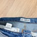 NWT EB DENIM High Waisted Raw Hem Perfect Shorts in Daphne Size 27