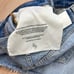 NWT EB DENIM High Waisted Raw Hem Perfect Shorts in Daphne Size 27