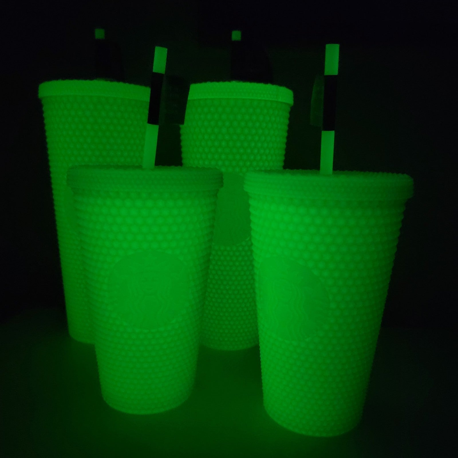 Starbucks Lemongrass Glow In the Dark Studded ☆2 Venti ☆2 Grande ☆4☆