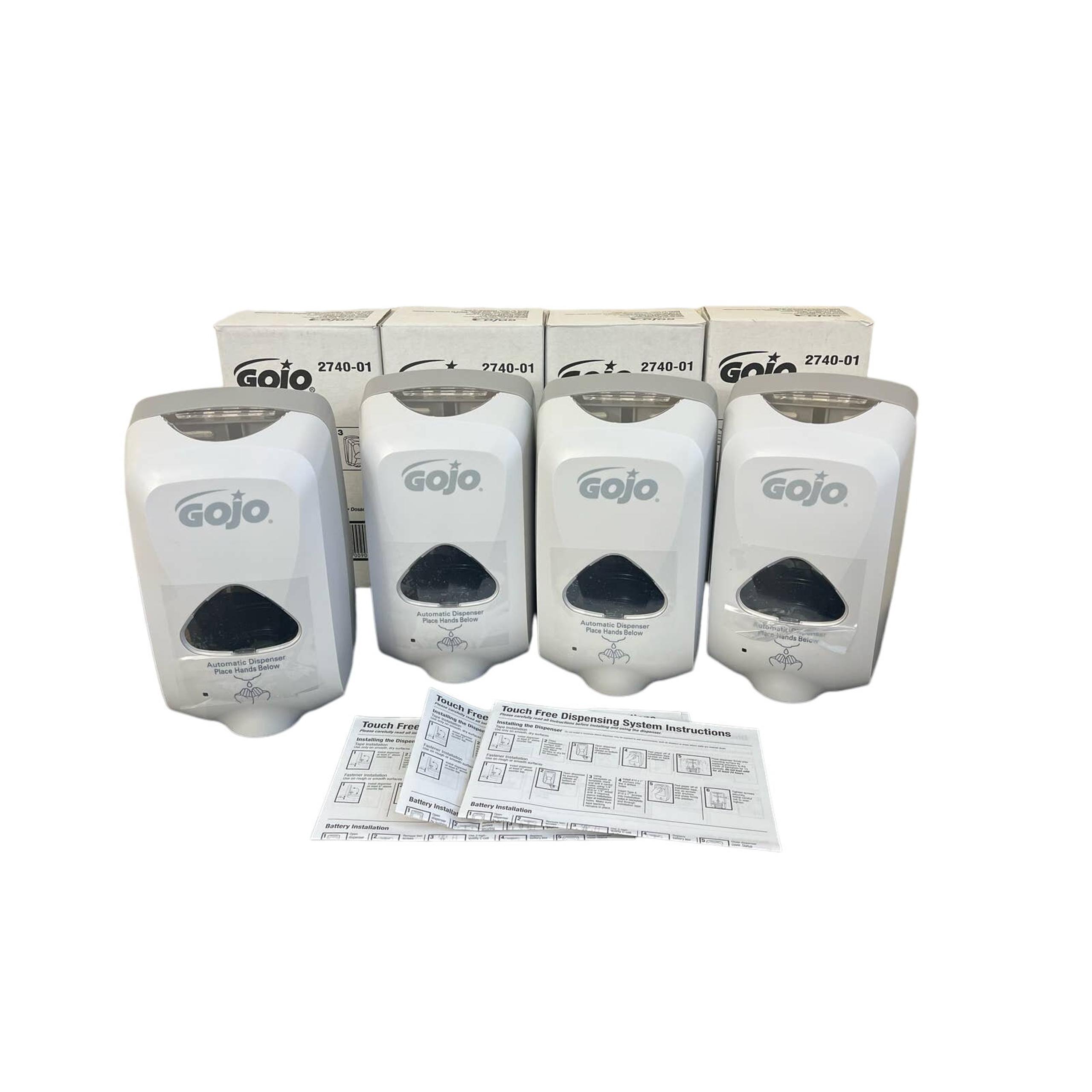 Gojo Soap Dispenser Refill, Touch-Free (4 pack)