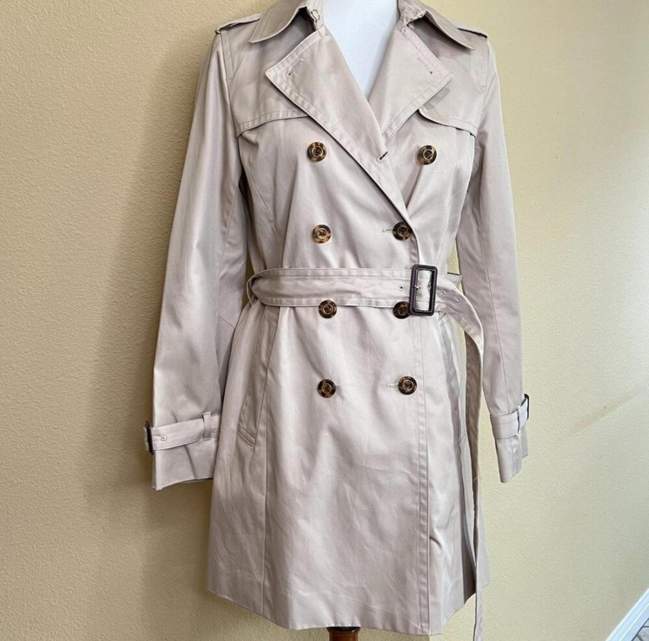 Banana Republic Cotton Trench Coat