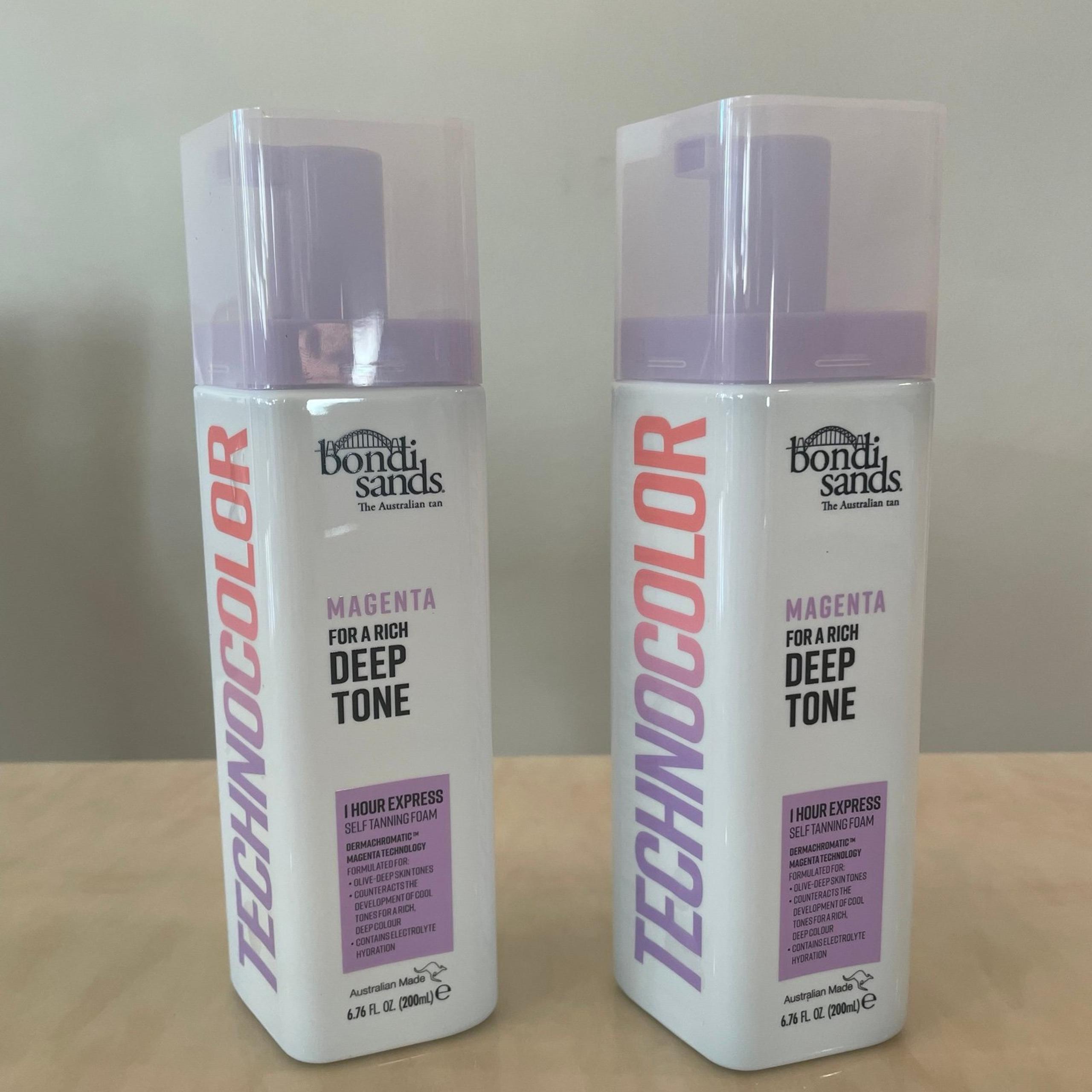 Bondi Sands Technocolor 1 Hour Express Self Tanning Foam 2 bundle set