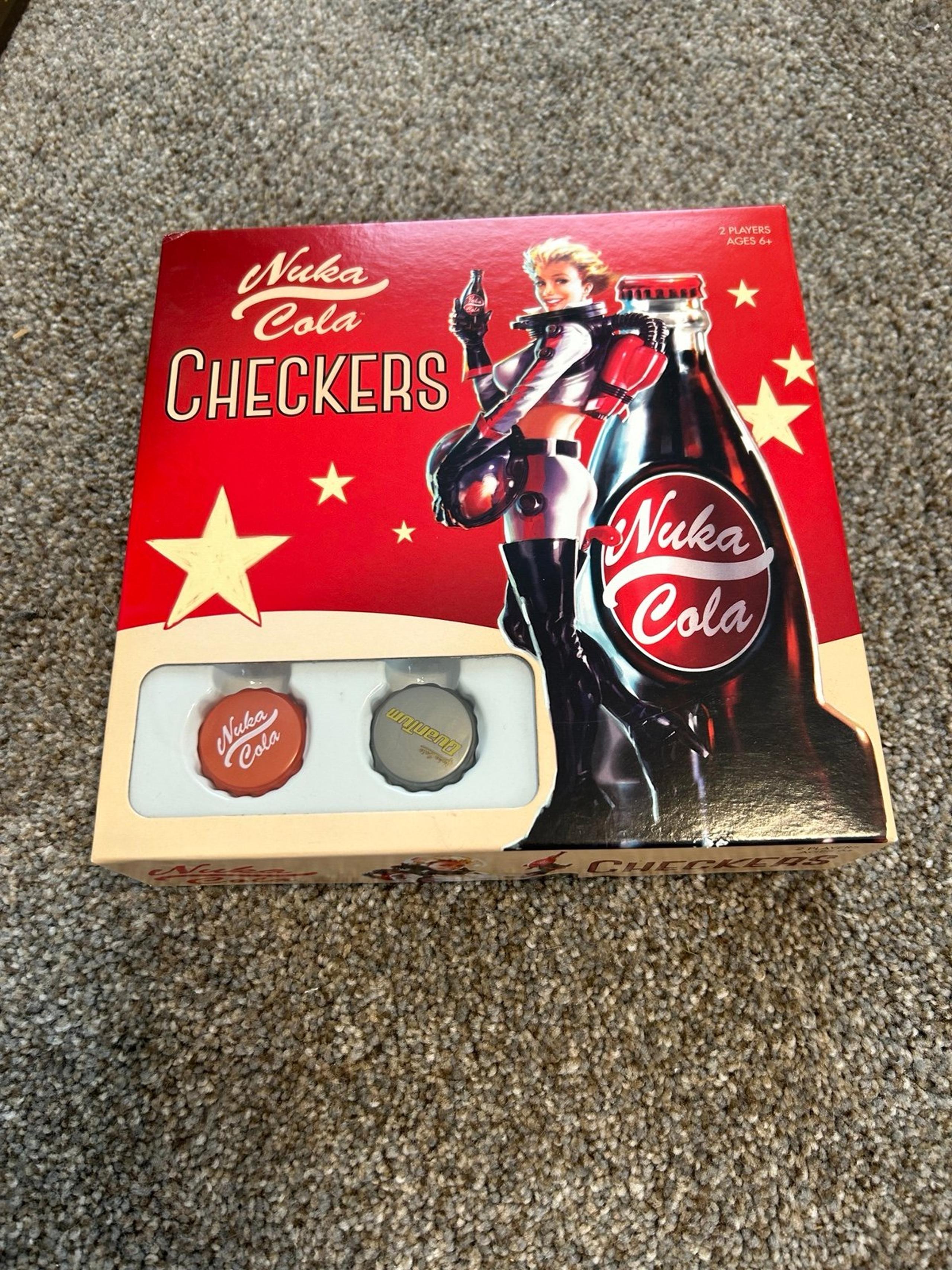 Fallout Nuka Cola Checkers Set