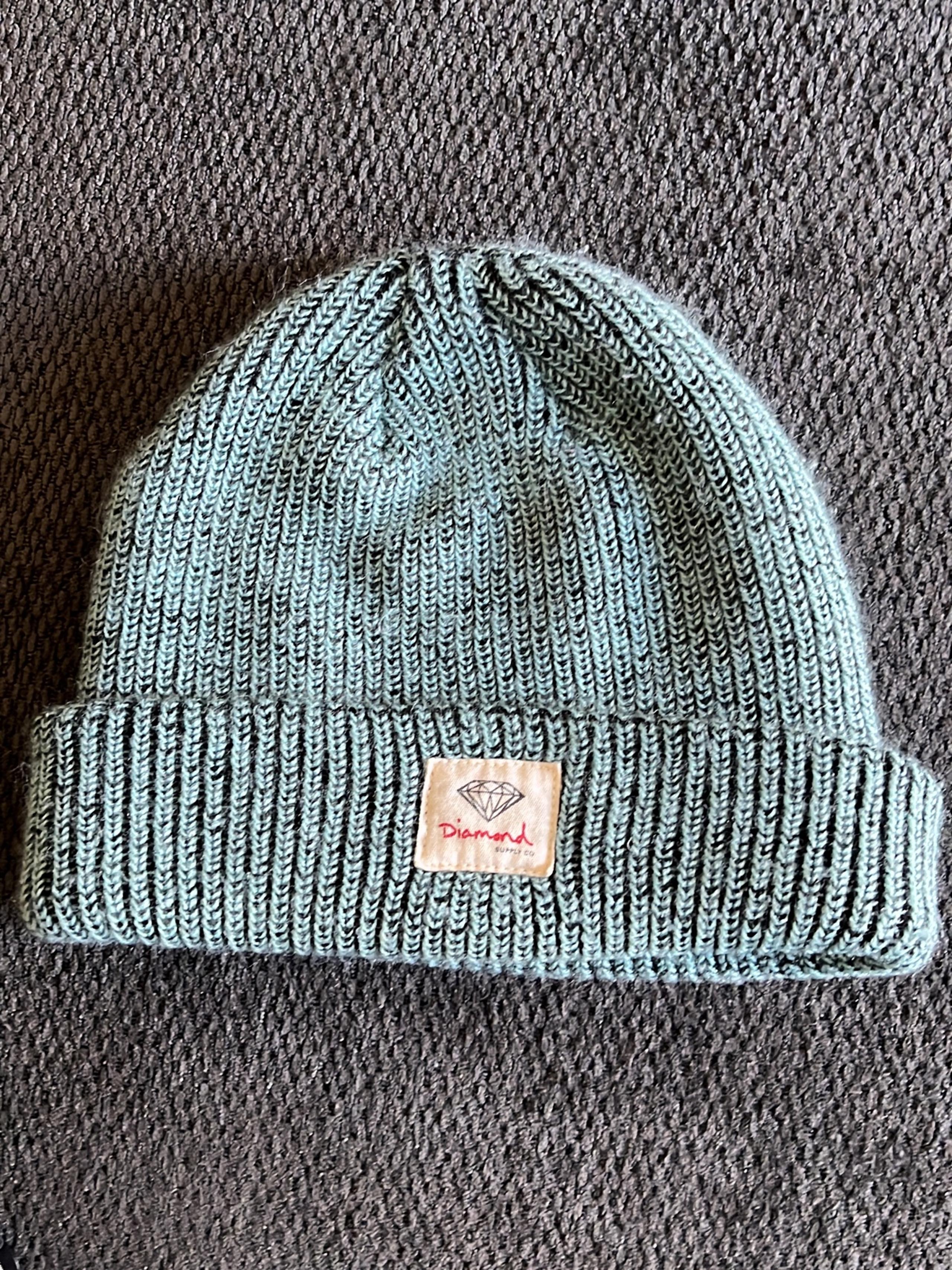 Diamond Turquoise Beanie