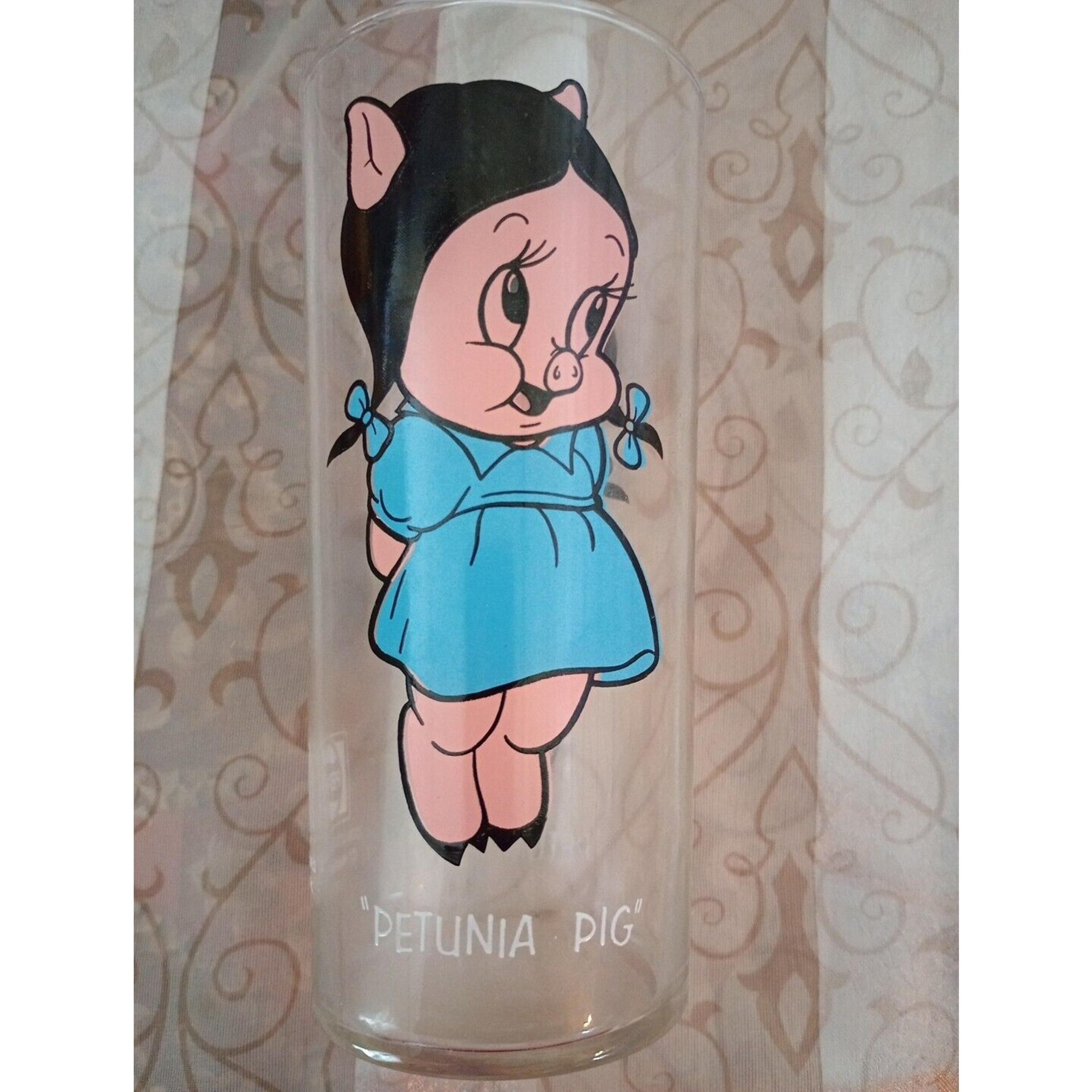 1973 "Petunia Pig" Pepsi Collector Series, Warner Bros. Drinking Glass