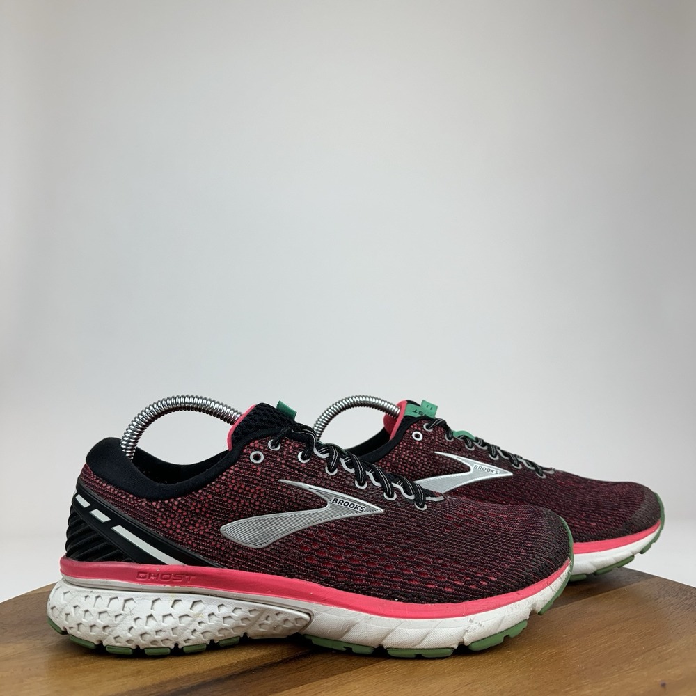 Womens Brooks Ghost 11 Pink Athletic Running Comfort Sneakers Shoes Size 9.5 B