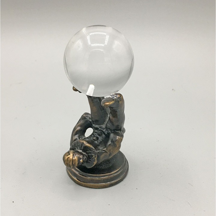 Belle Époque French ÉMILE BRUCHON Bronze Pierrot/Harlequin Collection Française