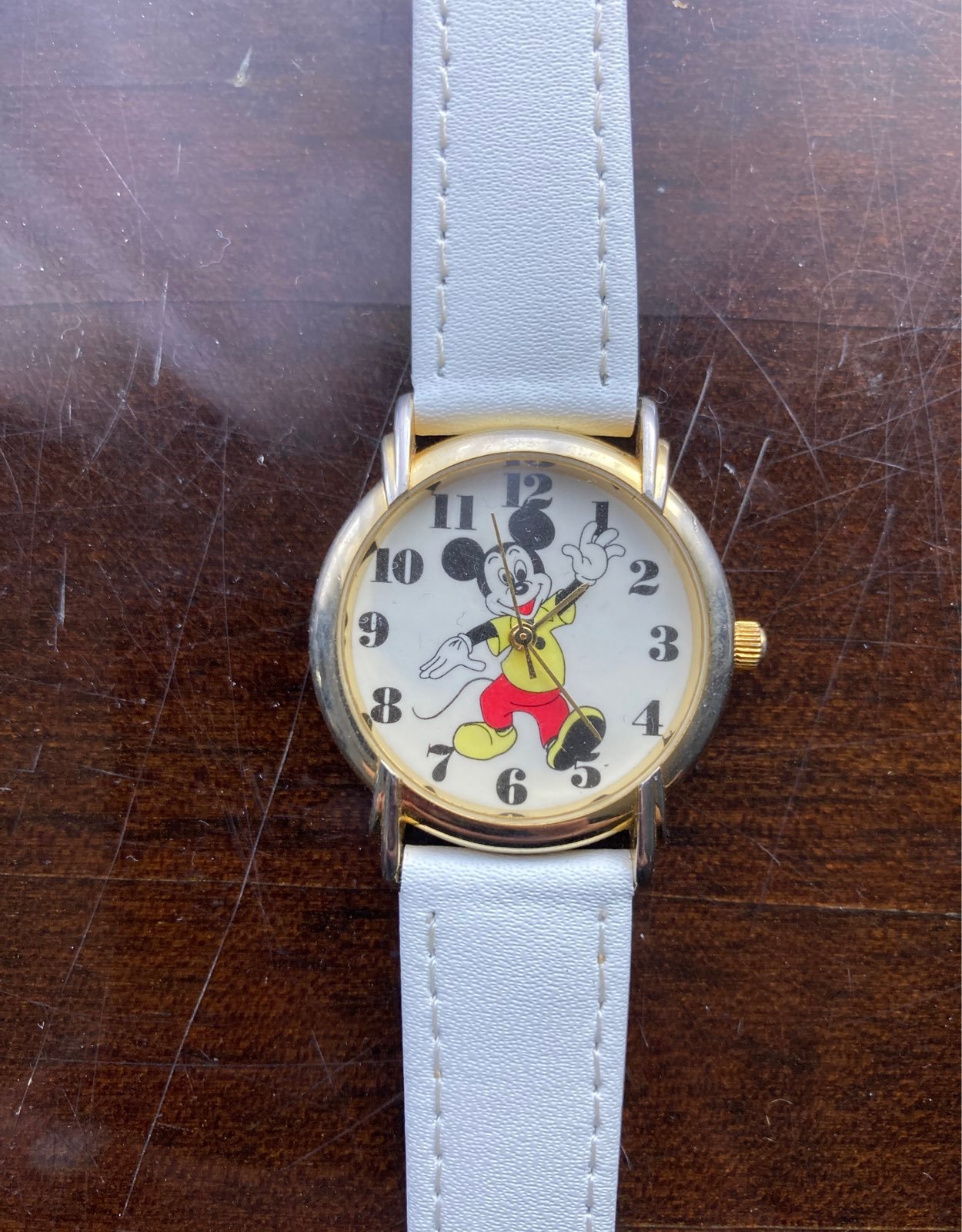 Antique 80s Mickey Watch