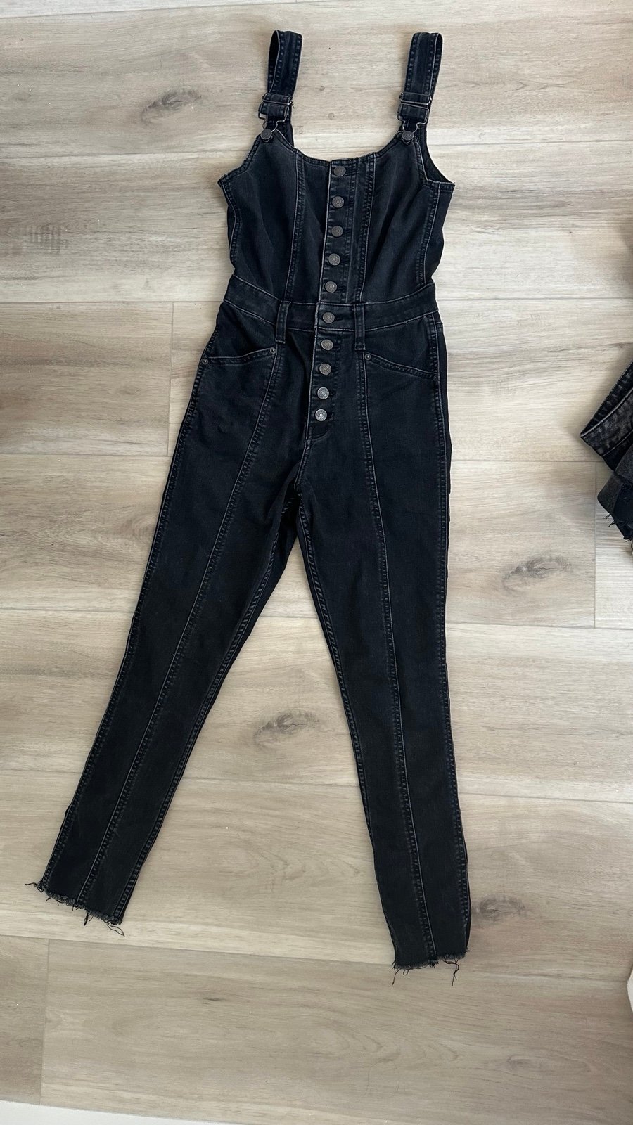 Abercrombie and Fitch denim low back romper