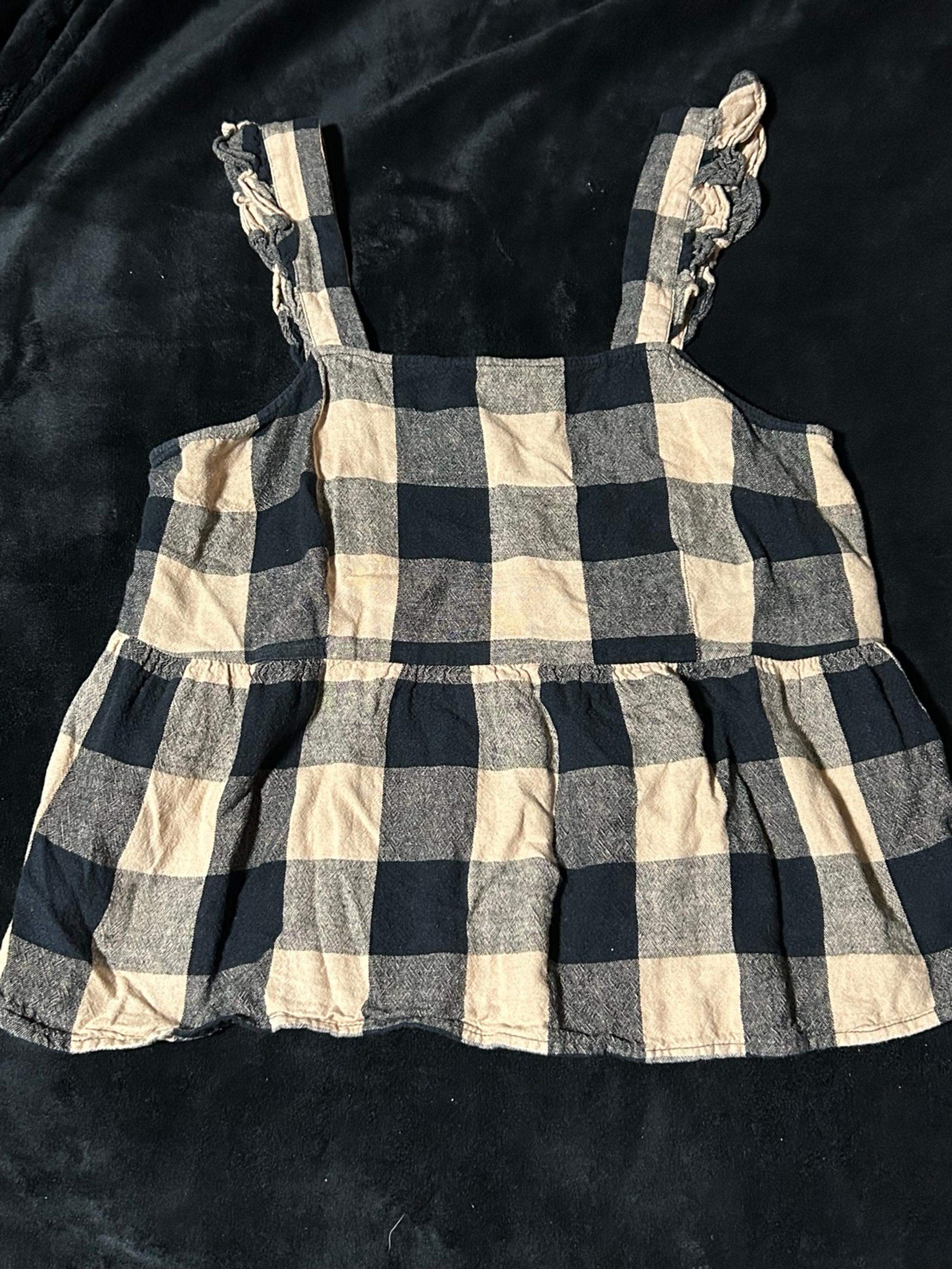 Who what wear checkered blouse: size large