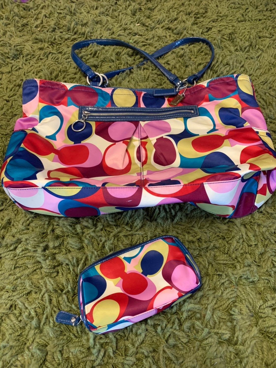 COACH purse and wallet set Poppy
