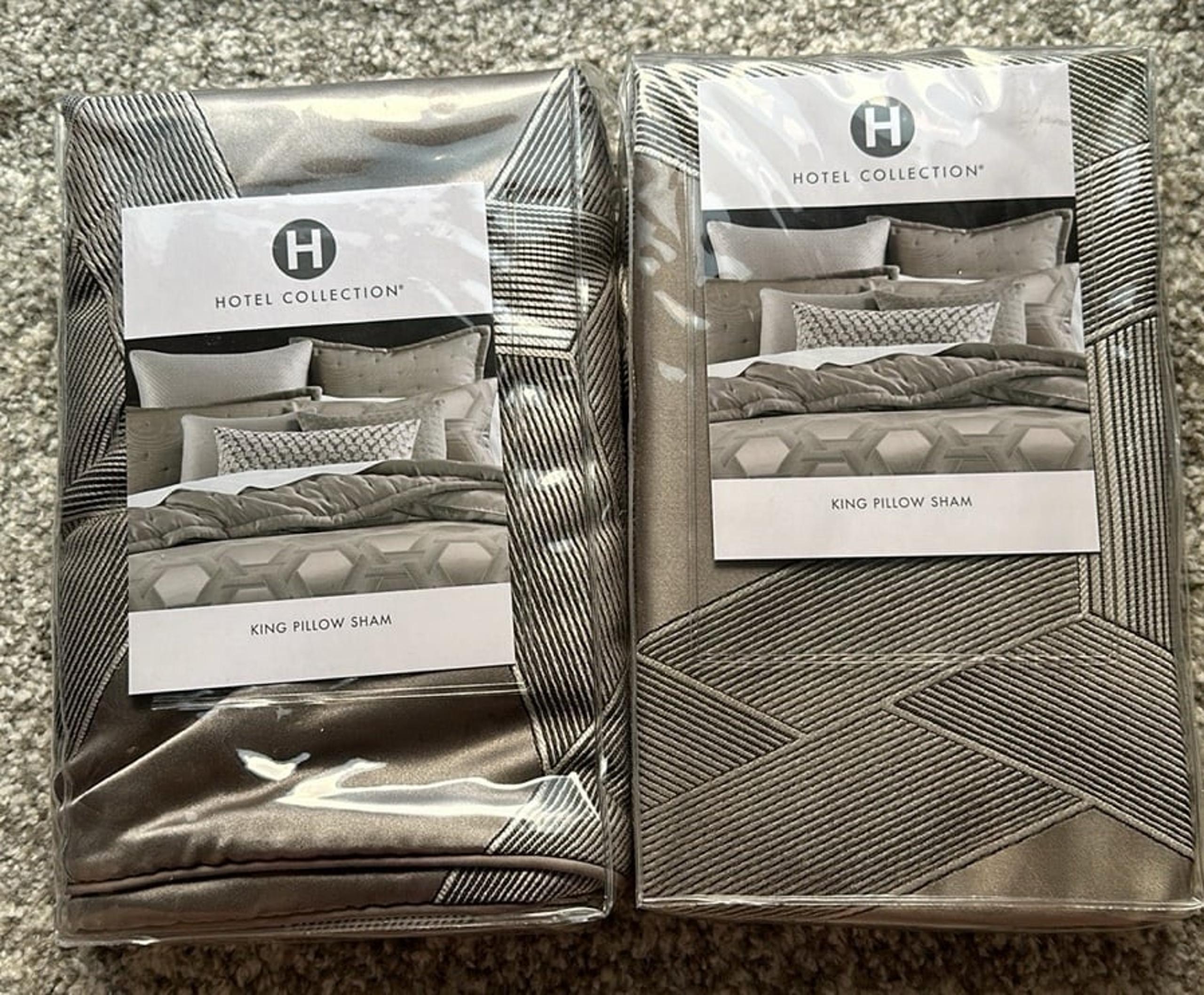 Hotel Collection King Pillow Sham Honeycomb Trellis new set of 2