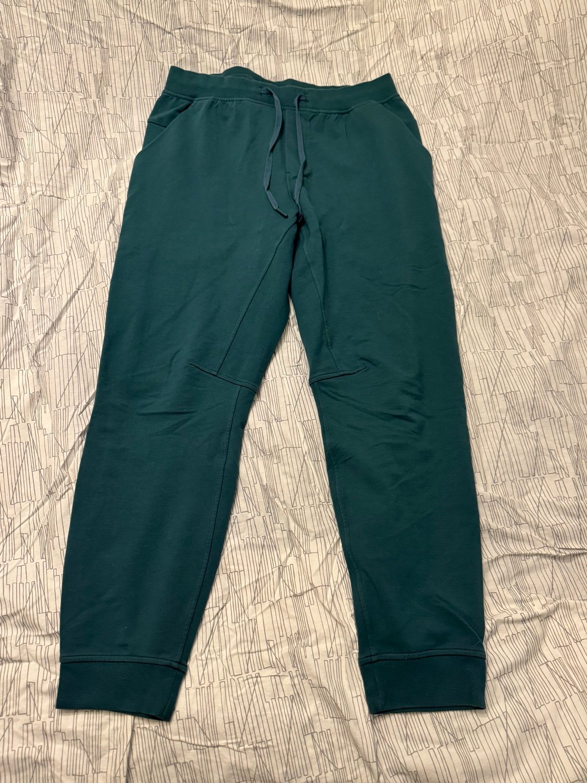 Lululemon City Sweat Men's Green Jogger Pants Sz L