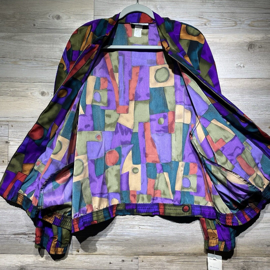 Adidas Vintage 90's Color Block Full Zip Track Jacket Black